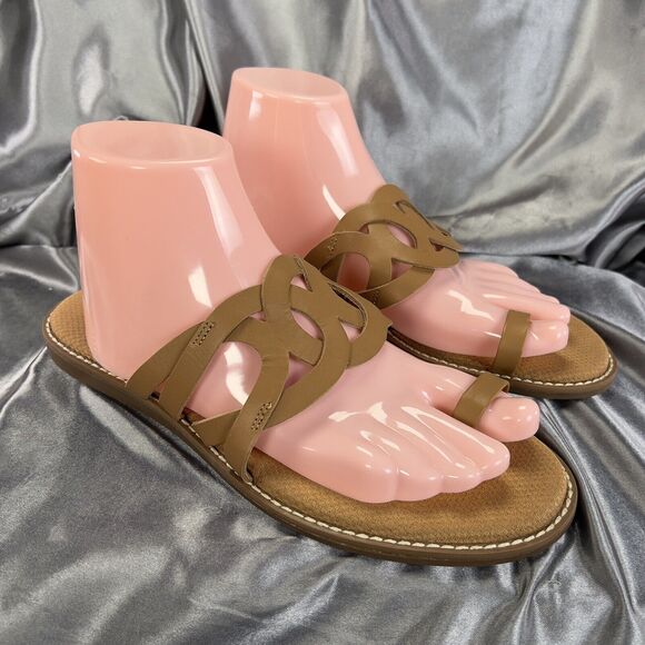 Crown Brown Women's Sandals - Picture 2 of 16